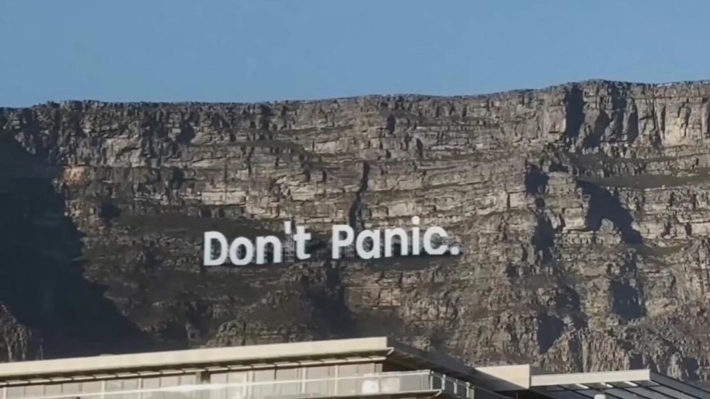 Don't Panic: Mastermind behind mysterious signs has been revealed