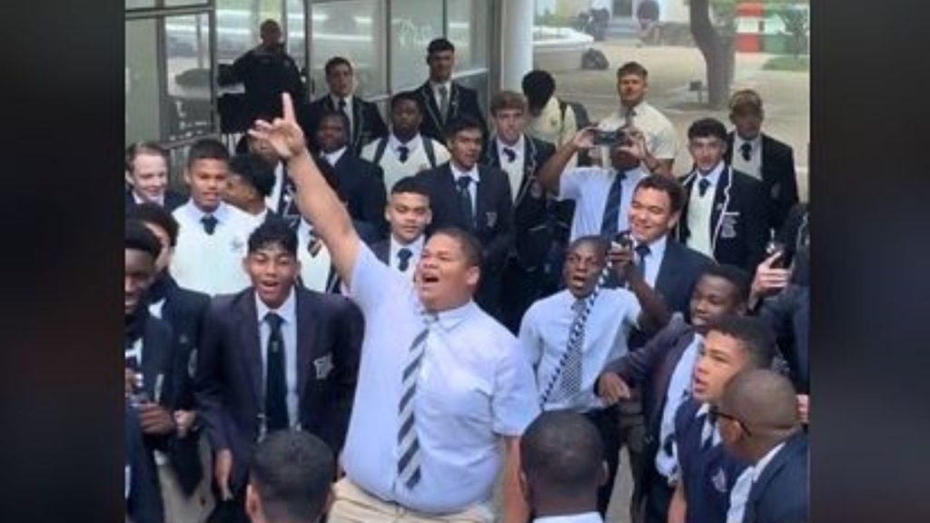 Wynberg Boys High's electrifying war cry captivates millions in viral video
