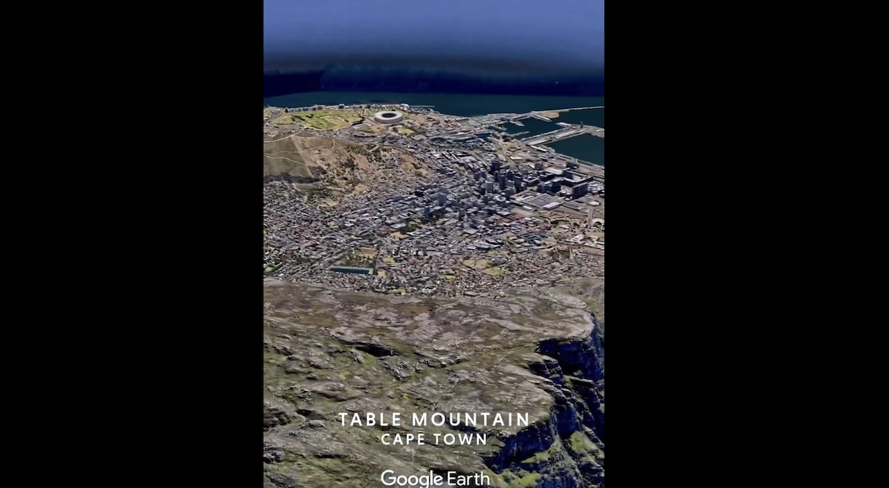 Watch: Table Mountain like you've never seen it before