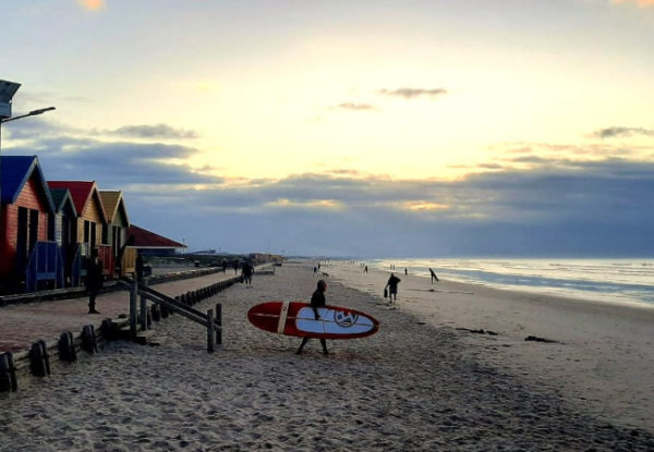 Surfing at Muizenberg Friends of the Muizenberg Huts Facebook places to visit in cape town