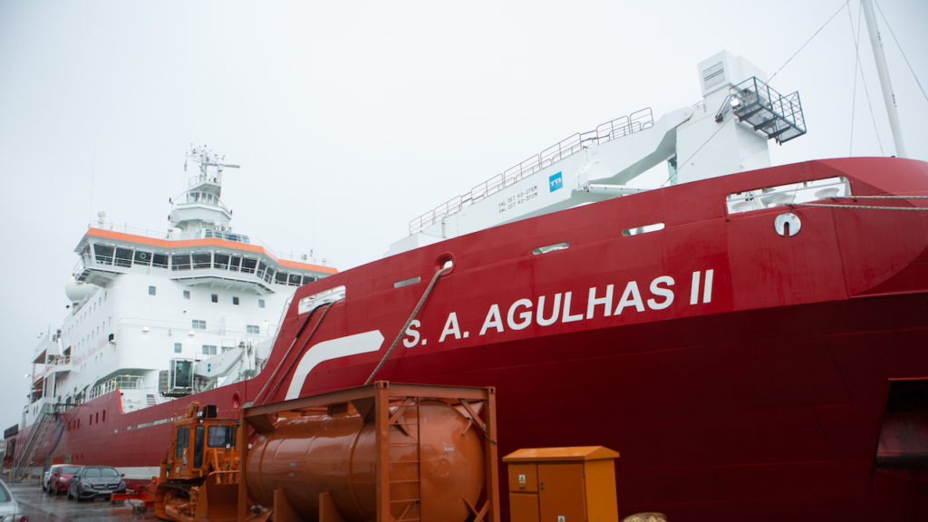 Western Cape students join research voyage on SA Agulhas II