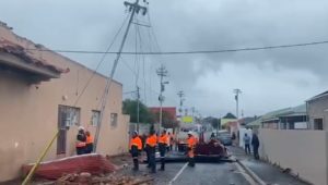 Cape Town crews tackle weather-damaged power grid