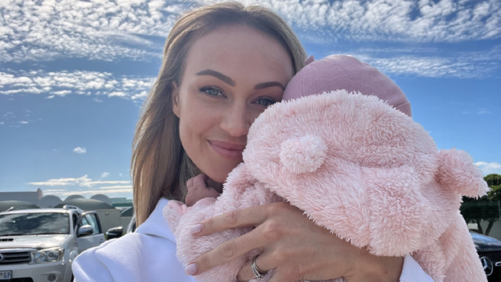 Anlia Etzebeth balances privacy with sharing her journey as a new mom