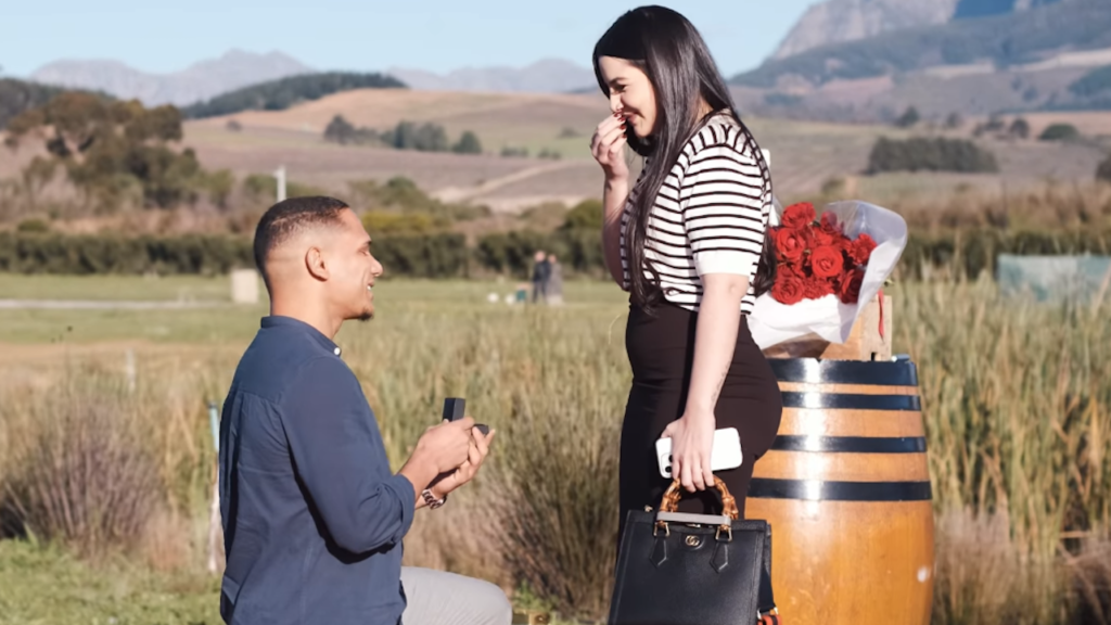 Watch: Springbok Herschel Jantjies pops the question to long-term girlfriend