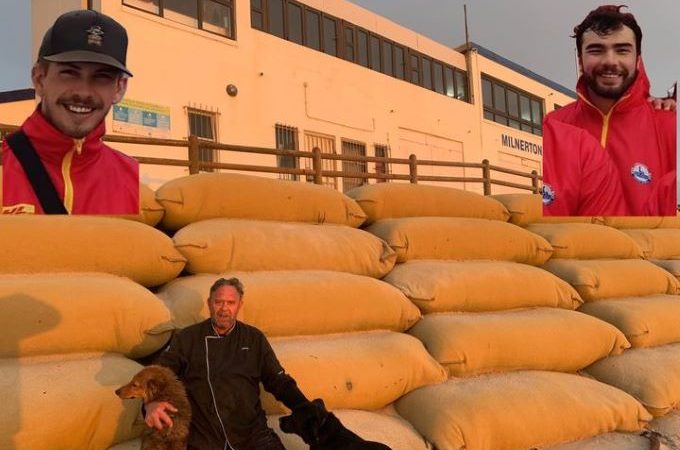 Milnerton lifeguards save man and dogs