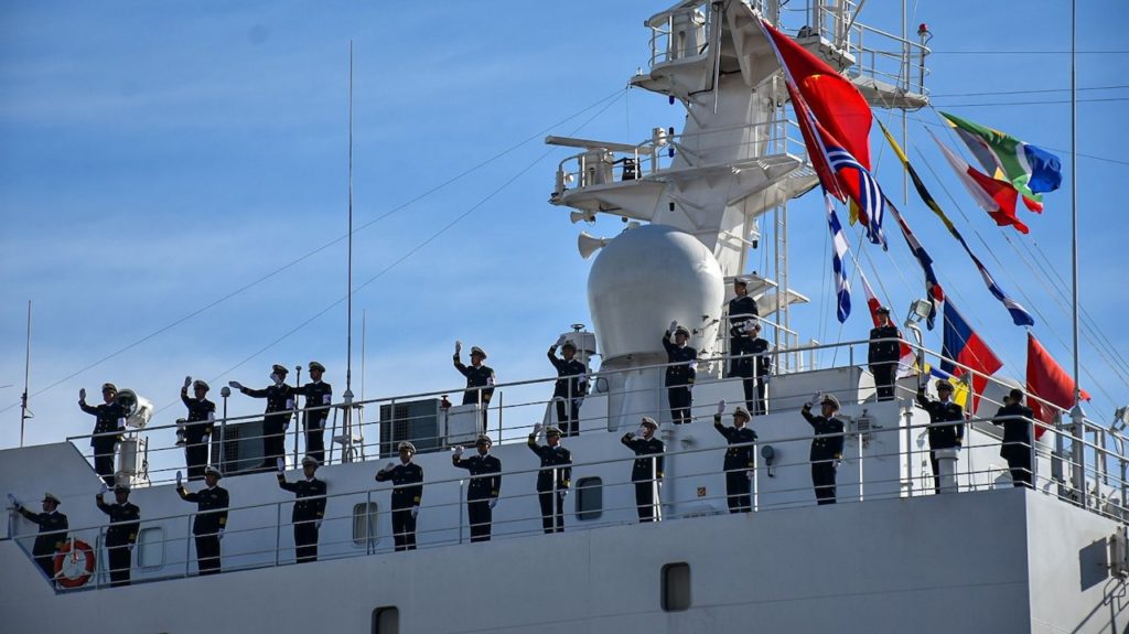 Look: 'Mission Harmony' commences as Chinese hospital ship arrives