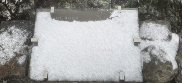 Snow on Table Mountain