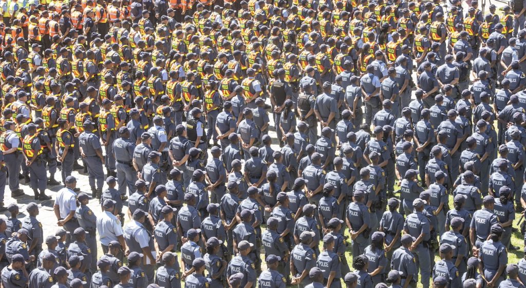 See how South Africa's police are slowly being replaced