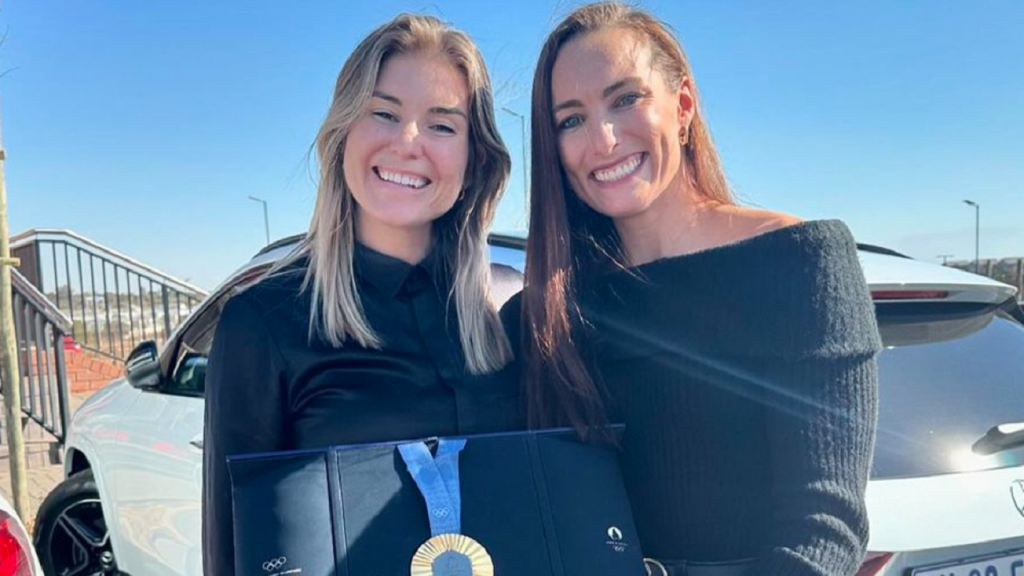 Rachel Kolisi celebrates sister-in-law SA Olympian Tatjana Smith