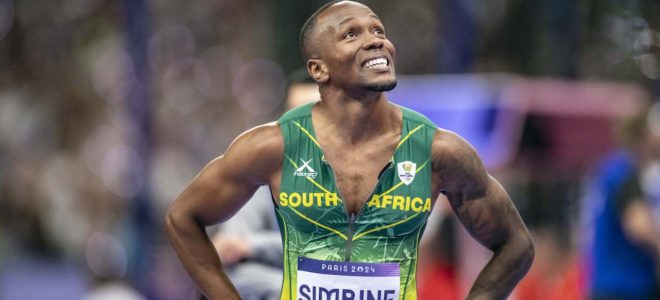 Akani Simbine receives praise from SA