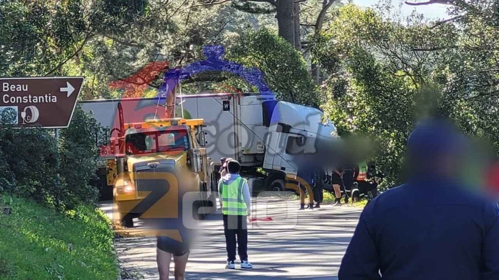 Traffic Alert: Constantia Main Road closed due to truck accident