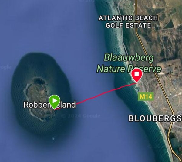 Karli Fourie Robben Island Swim