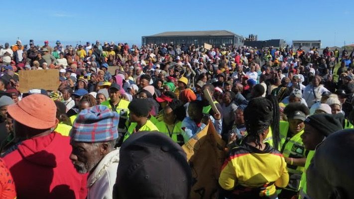 hundreds march in Khayelitsha