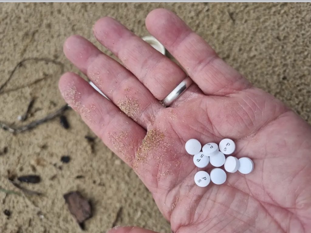 Waste products wash up onto shore at Garden Route beaches