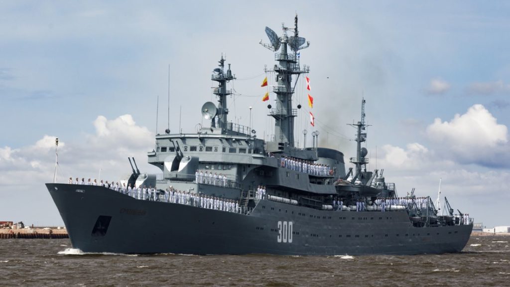 A Russian naval visit to Cape Town went totally unnoticed